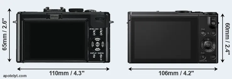 Comparison D-LUX 5 or LX10 rear