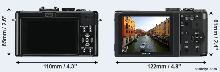 Comparison D-LUX 5 or MX-1 rear