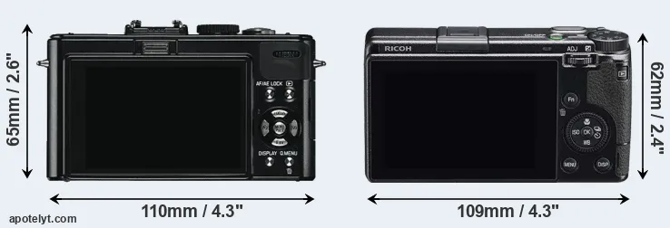 Comparison D-LUX 5 or GR IIIx rear