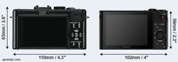 Comparison D-LUX 5 or HX90V rear