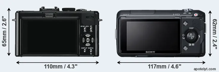 Comparison D-LUX 5 or NEX-3 rear