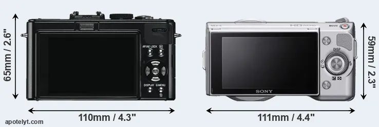 Comparison D-LUX 5 or NEX-5 rear