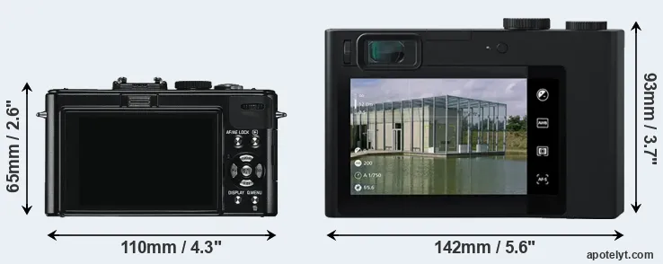 Comparison D-LUX 5 or ZX1 rear