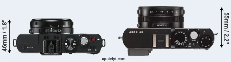 Compare D-LUX 6 versus D-LUX Typ 109 top