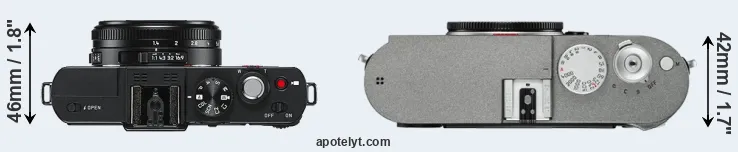 Compare D-LUX 6 versus M-E Typ 240 top