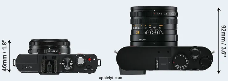 Compare D-LUX 6 versus Q2 top