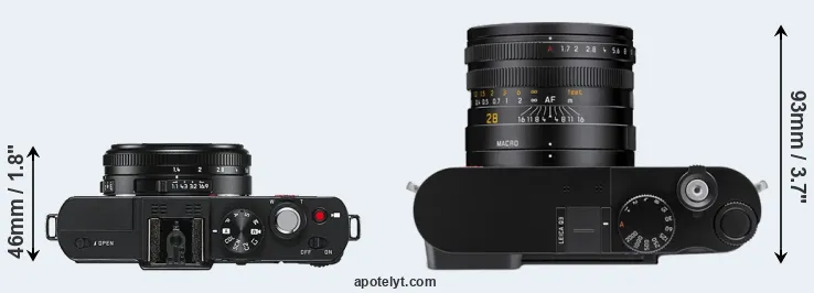 Compare D-LUX 6 versus Q3 top