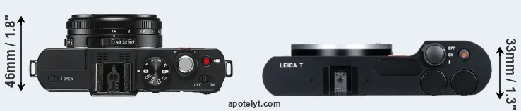 Compare D-LUX 6 versus T Typ 701 top
