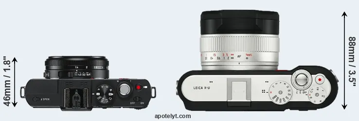 Compare D-LUX 6 versus X-U Typ 113 top
