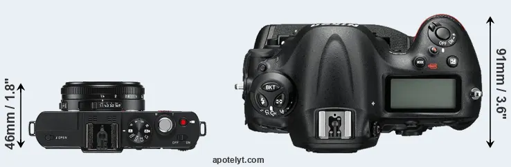 Compare D-LUX 6 versus D4S top