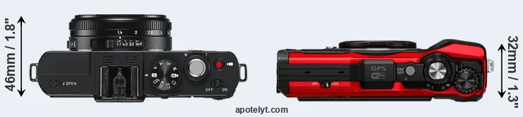 Compare D-LUX 6 versus TG-6 top
