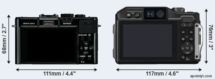 Comparison D-LUX 6 or FT7 rear