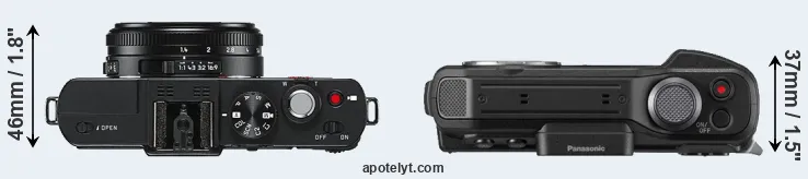 Compare D-LUX 6 versus FT7 top