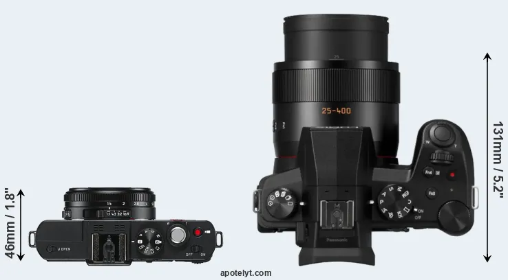 Compare D-LUX 6 versus FZ1000 II top