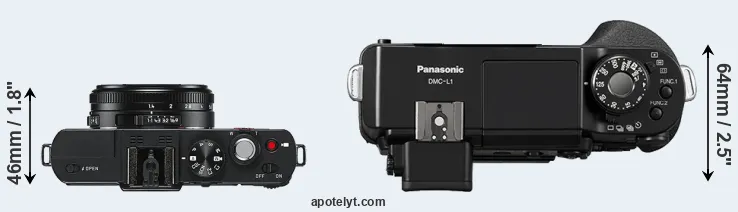 Compare D-LUX 6 versus L1 top