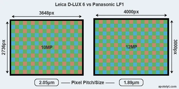 D-LUX 6 versus LF1 MP
