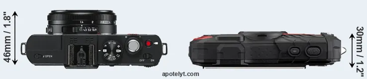 Compare D-LUX 6 versus WG-60 top