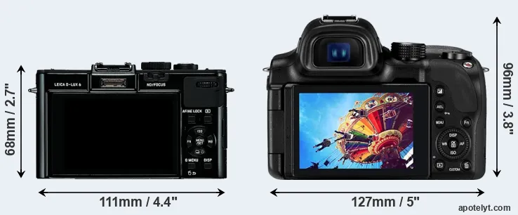 Comparison D-LUX 6 or NX30 rear