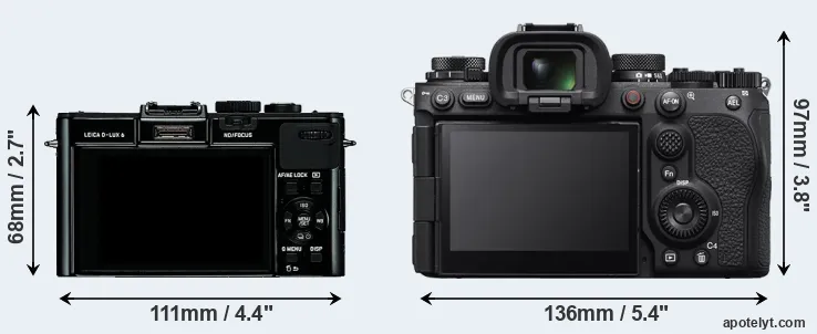 Comparison D-LUX 6 or A9 III rear