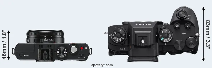 Compare D-LUX 6 versus A9 III top