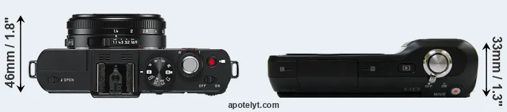 Compare D-LUX 6 versus NEX-3 top