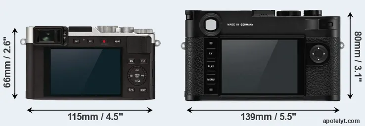 Comparison D-LUX 7 or M10-P rear