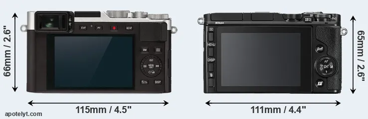 Comparison D-LUX 7 or V3 rear