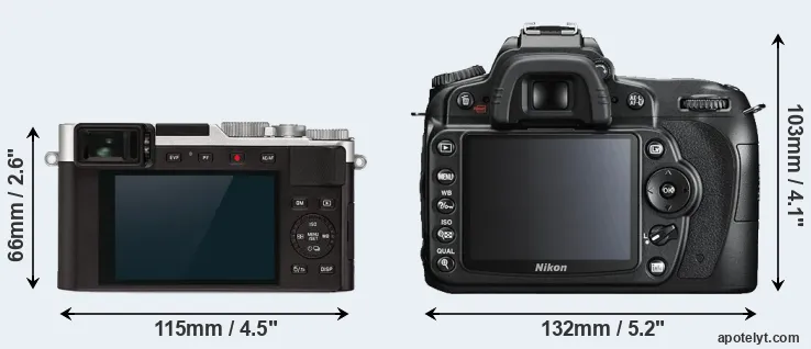 Comparison D-LUX 7 or D90 rear