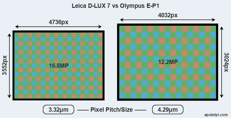D-LUX 7 versus E-P1 MP