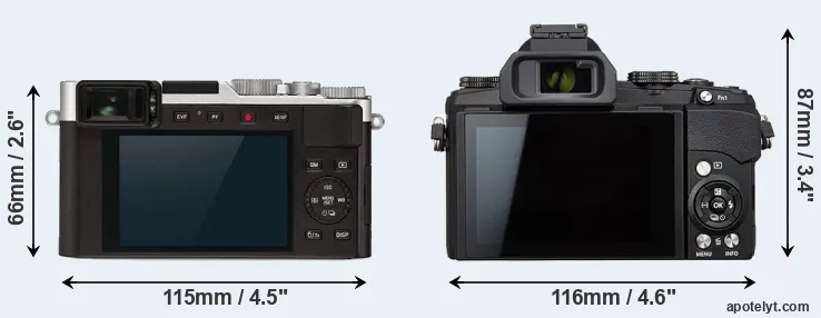 Comparison D-LUX 7 or Stylus 1s rear
