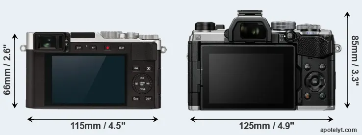 Comparison D-LUX 7 or OM-5 rear