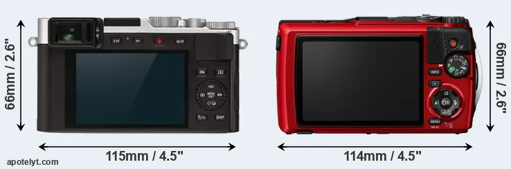 Comparison D-LUX 7 or TG-7 rear