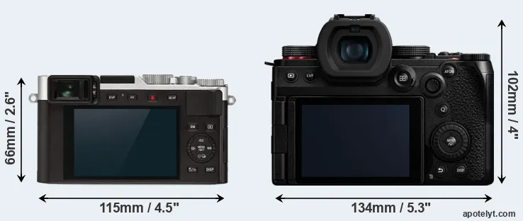 Comparison D-LUX 7 or G9 II rear