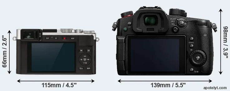 Comparison D-LUX 7 or GH5s rear