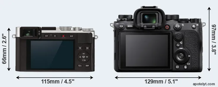 Comparison D-LUX 7 or A1 rear