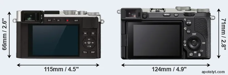 Comparison D-LUX 7 or A7C R rear