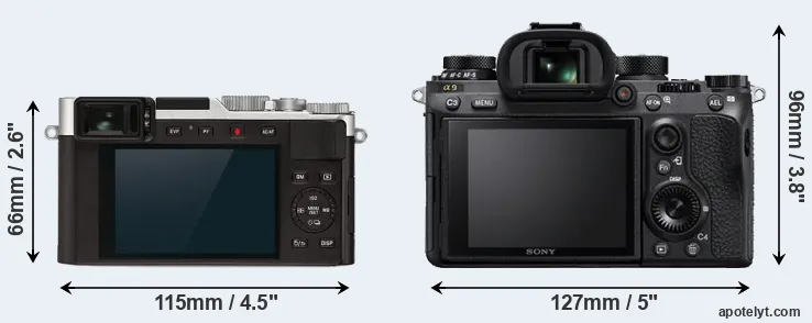 Comparison D-LUX 7 or A9 rear