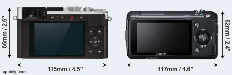 Comparison D-LUX 7 or NEX-3 rear