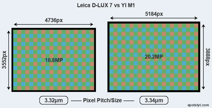 D-LUX 7 versus M1 MP