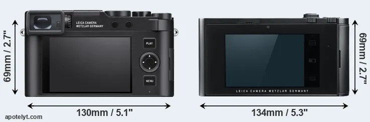 Comparison D-LUX 8 or T Typ 701 rear