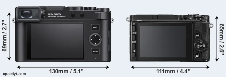 Comparison D-LUX 8 or V3 rear