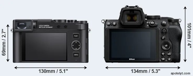 Comparison D-LUX 8 or Z5 rear