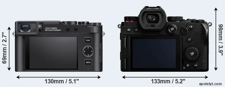 Comparison D-LUX 8 or S5 rear
