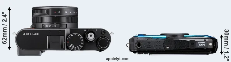 Compare D-LUX 8 versus WG-90 top