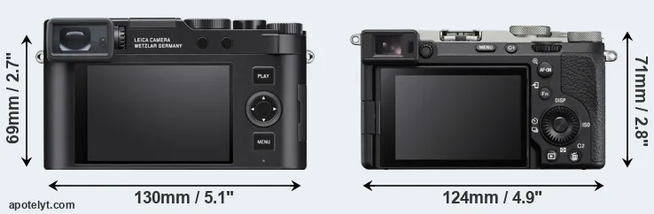 Comparison D-LUX 8 or A7C R rear