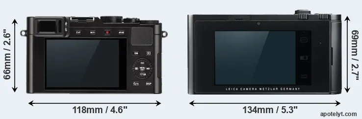 Comparison D-LUX Typ 109 or T Typ 701 rear