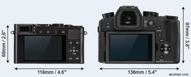 Comparison D-LUX Typ 109 or V-LUX 5 rear