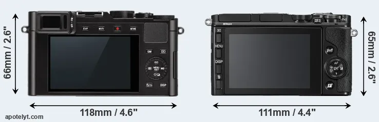 Comparison D-LUX Typ 109 or V3 rear