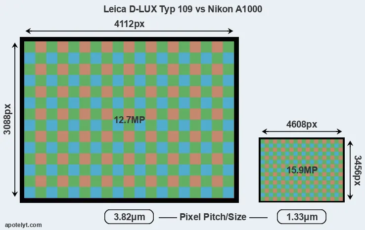 D-LUX Typ 109 versus A1000 MP