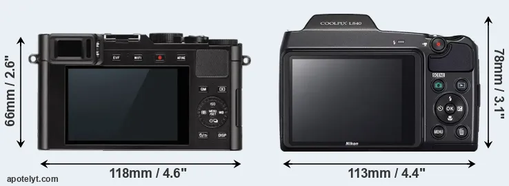 Comparison D-LUX Typ 109 or L840 rear